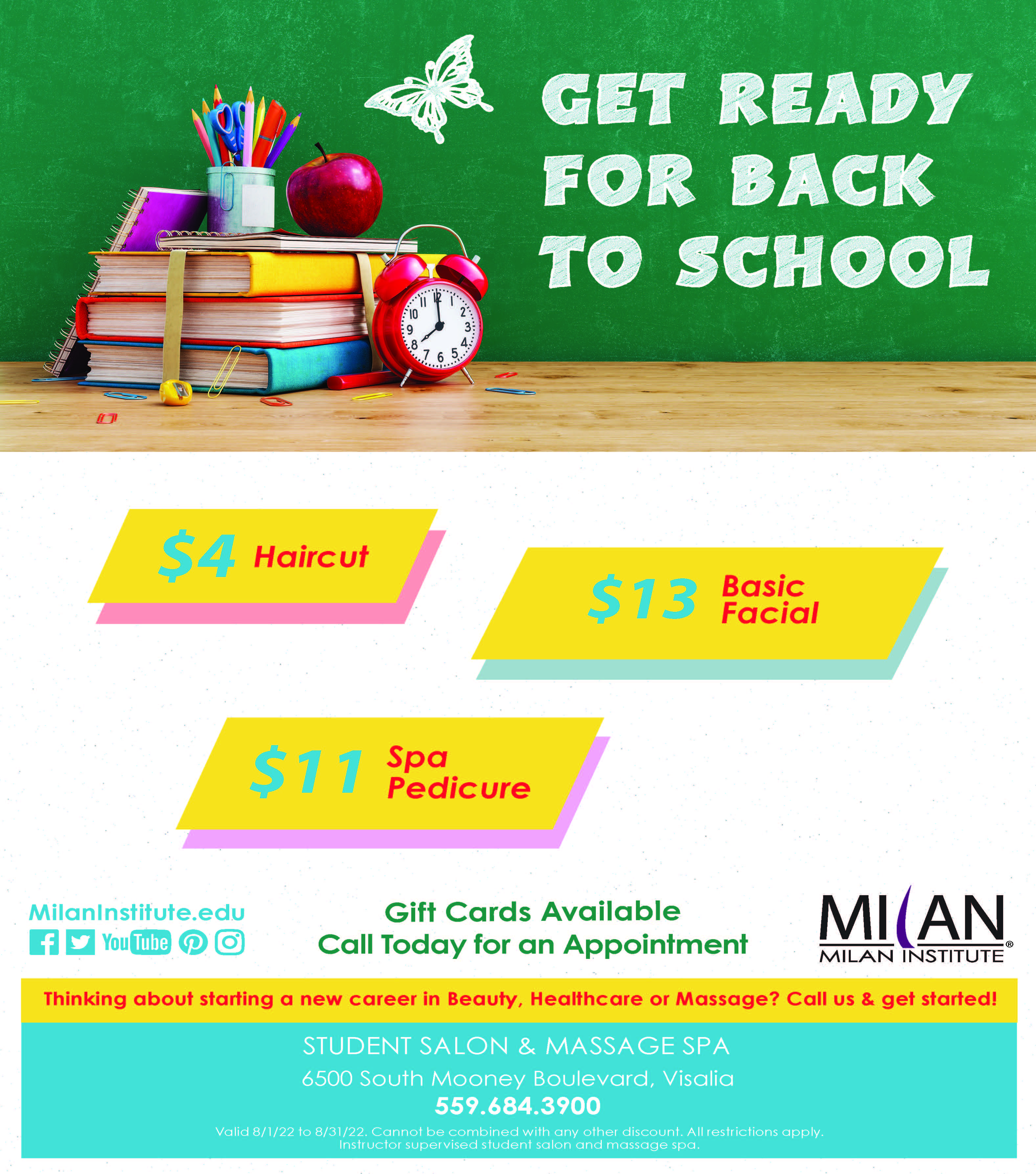 Milan Institute Student Massage Spa Visalia, California